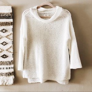 Lou and Grey | Anthropologie White Sweater